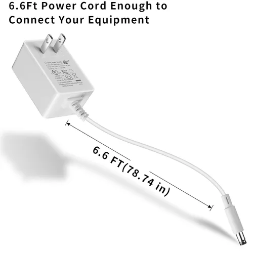 Vista 2 de Adaptador de corriente para columpio de bebé con cable USB, cargador de columpio para bebé apto para Ingenuity Swing para InLighten, InLighten