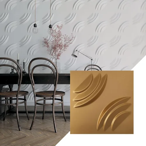 Vista 6 de Ekena Millwork WP20X20ARWH 19 5/8 pulgadas de ancho x 19 5/8 pulgadas de alto, artesano EnduraWall Decorativo 3D Panel de pared cubre 2.67 pies