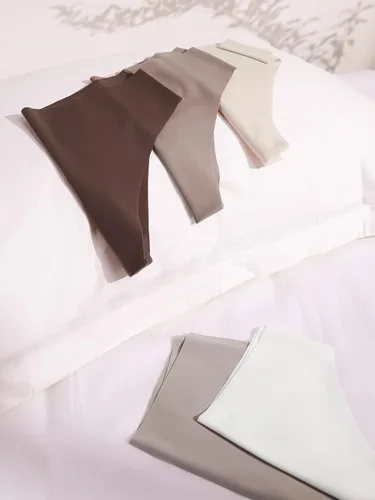 Vista 4 de SHENHE Ropa interior de maternidad para mujer, 5 piezas, sin costuras, no se ve debajo del bulto
