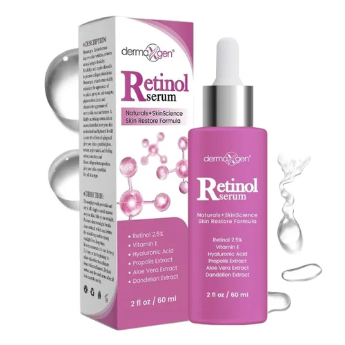 Vista 11 de Crema de retinol – 3% (porcentaje) crema de retinol para cara con ácido hialurónico – Crema facial antienvejecimiento para líneas finas y arrugas