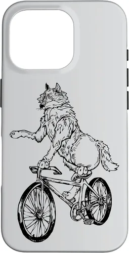 Vista 20 de Wolf Cycling Bicycle Funny Animal Cyclist Biking Bike Case for iPhone 17