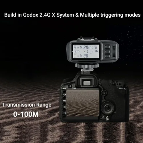 Vista 6 de Godox X1R-C TTL Receptor de disparo de flash inalámbrico compatible con cámaras Canon, receptor flash inalámbrico 2.4G, sincronización de alta