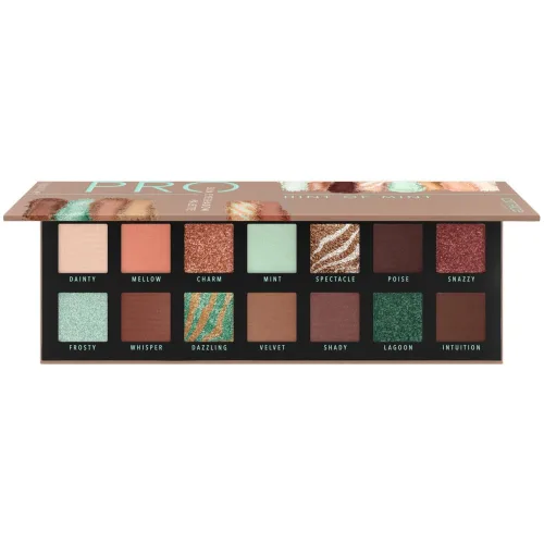 Vista 2 de Paleta de sombras pro toque de menta delgada: paleta