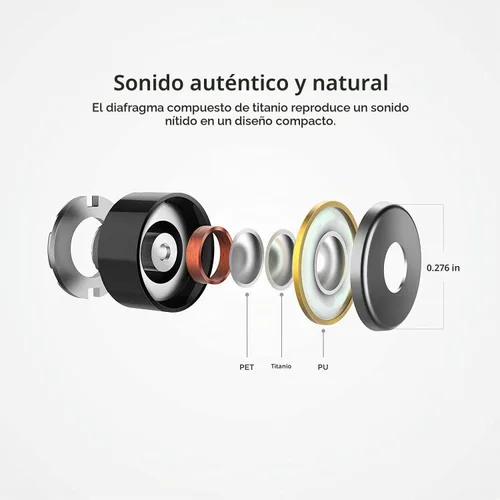 Vista 4 de 1MORE Auriculares inalámbricos auténticos [2ª generación], Bluetooth 5.0, tiempo de reproducción de 24 horas, auriculares estéreo intrauditivos
