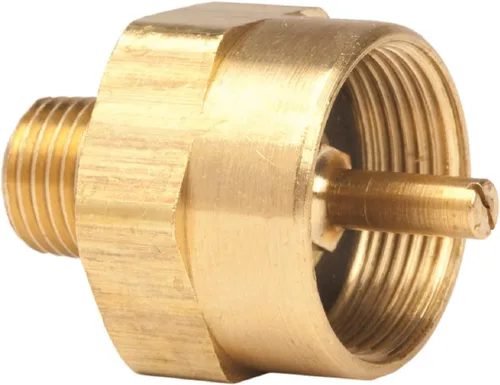 Vista 6 de Mr. Heater Rosca de tubo macho de 1/4" x 1"-20 rosca de cilindro desechable hembra