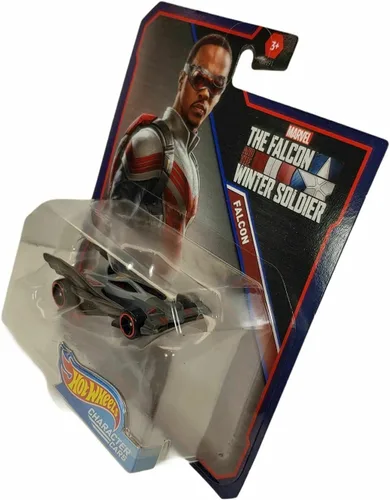 Vista 4 de Hot Wheels Carros de personajes Marvel Falcon Vehículo