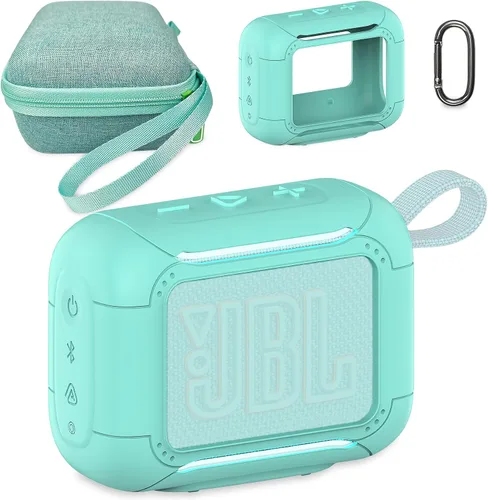 Vista 11 de Funda protectora para altavoz Bluetooth portátil JBL Go 5 Estuche azul