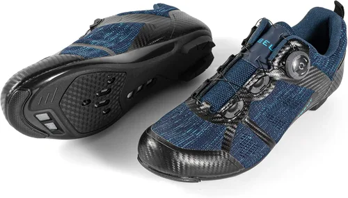 Vista 4 de Mens Cycling Shoes Compatible with pelaton Indoor Road Bike Shoes Ride Bike Shoes for Men with Look SPD-SL Delta Cleats