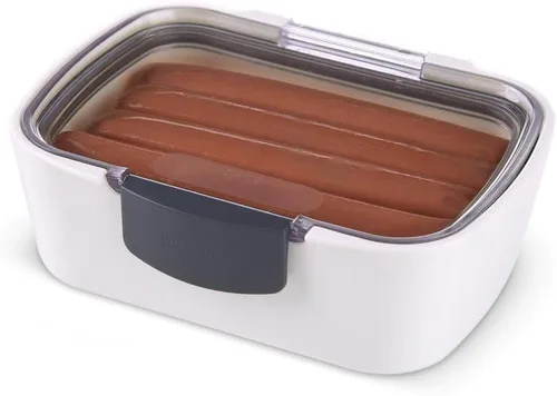 Vista 8 de ProKeeper Recipiente de almacenamiento de alimentos Deli con sello de silicona hermético y tapa compatible con borrado en seco