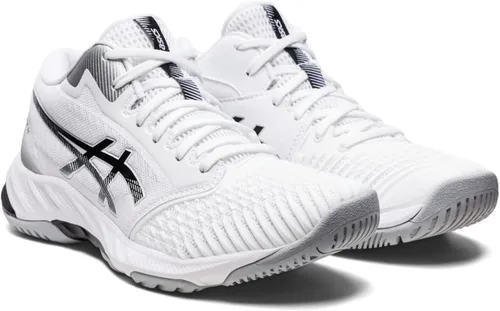 Vista 2 de ASICS Netburner Ballistic FlyteFoam Mid Top 3 - Zapatos de voleibol para mujer