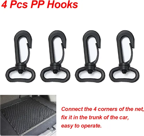 Vista 5 de 4 Hooks Car Trunk Cargo Net Mesh Storage Organizer,70cm x70cm Car Net,for Hyundai Santa Fe Pre-Facelift 2.7L GLS Limited SE 2007-2009