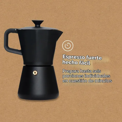 Vista 5 de MiiR Nueva olla Moka estándar, 10 onzas, cafetera duradera para preparar café expreso rico