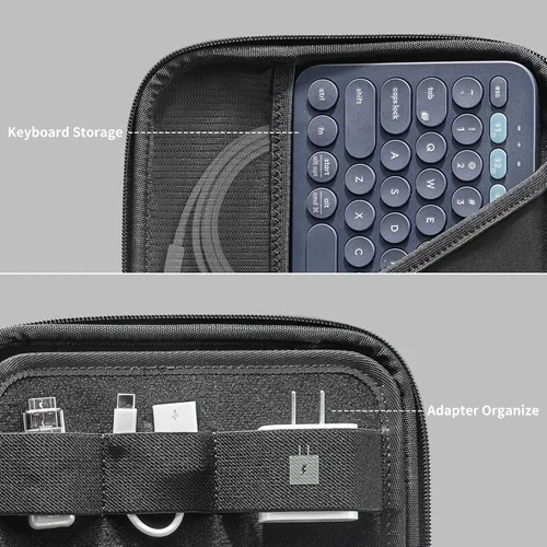 Vista 3 de tomtoc Funda tipo cartera para iPad Pro M5/M4 de 11 pulgadas 2025 y iPad Air M2 2024, iPad (A16), funda de transporte y almacenamiento