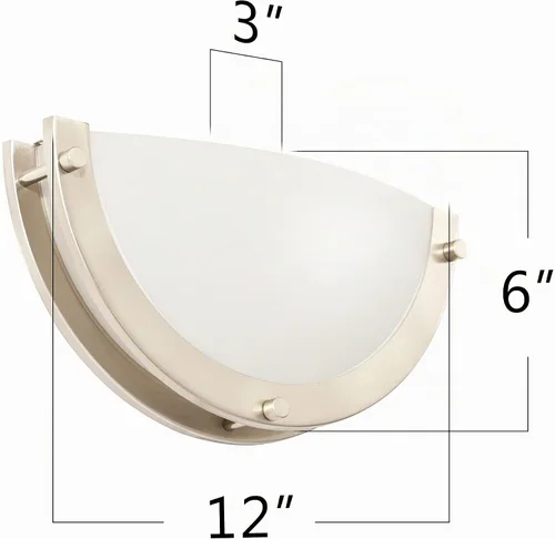 Vista 6 de CLOUDY BAY Aplique de pared LED regulable CRI90+15W 3000K/4000K/5000K de 12 pulgadas, temperatura de color ajustable, regulable, con certificación