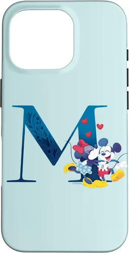 Vista 19 de iPhone 11 Pro Max Disney Alphabet Monogram Letter M para Funda de Mickey y Minnie Mouse