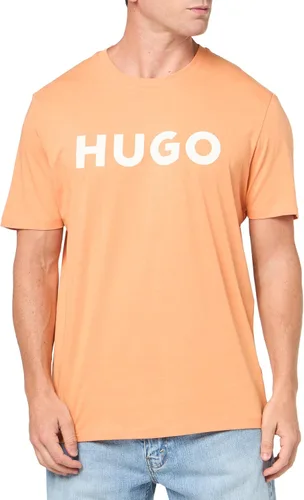 Vista 12 de Hugo Men's Print Logo Short Sleeve T-Shirt Blanco