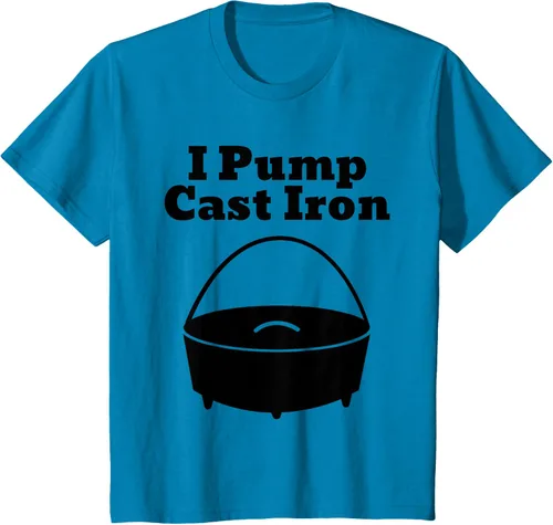 Vista 74 de I Pump - Camiseta de hierro fundido para cocinar al horno holandés