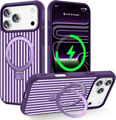 Vista 141 de CHAOFEnG Funda compatible con iPhone 11 Pro Max con soporte, color negro Fundas delgadas de grado militar para iPhone 11 Pro Max con soporte