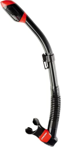 Vista 25 de Cressi Adult Diving Dry Snorkel with Splash Guard and Top Valve - Supernova Dry: Designed in Italy