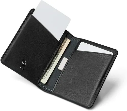 Vista 5 de Bellroy Manga delgada - Edición premium billetera delgada de cuero Negro - Cartera delgada