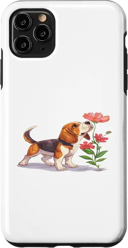 Vista 11 de iPhone 15 Funny Sniffari Support Squad Beagle Dog Lover Puppy Parent Case