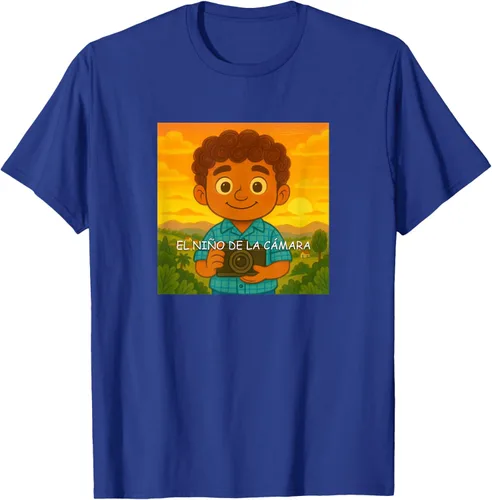 Vista 21 de Camiseta El Niño de la Cámara – Diseño Oficial del Cuento Ilustrado