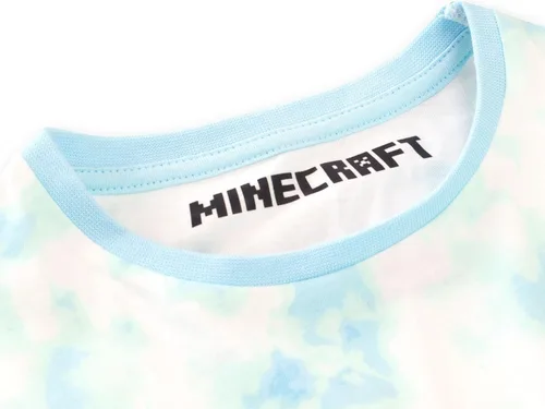 Vista 3 de Minecraft Vestido de Enderman y enredadera de teñido anudado para niñas