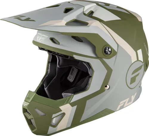 Vista 7 de FLY Racing Formula CP Seal MX - Casco aprobado por ECE/DOT, carcasa de policarbonato ligero, equipo de protección avanzada para motocross