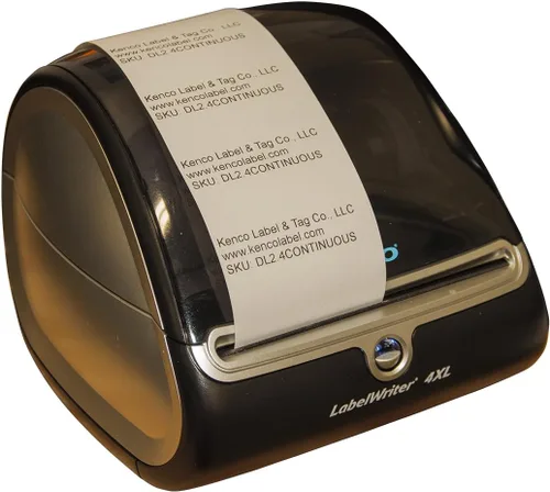 Vista 2 de Kenco® - Rollos de papel de recibo continuo de 2 7/16 pulgadas x 3,360 pulgadas, compatible con Dymo 30270 (1 paquete)