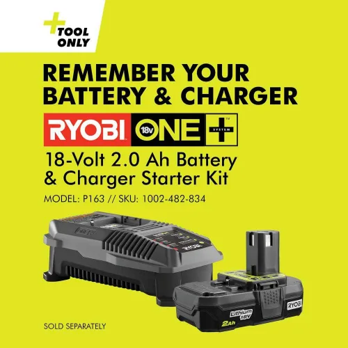 Vista 8 de Pistola de grasa inalámbrica Ryobi P3410 de 18 V (solo herramienta)