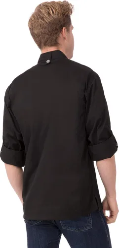 Vista 2 de Chef Works Abrigo de chef Hartford para hombre