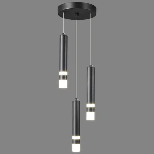 Vista 9 de Lámpara colgante moderna para cocina, lámpara LED regulable, cromada, mini iluminación colgante para isla de cocina, dormitorio, mesita de noche