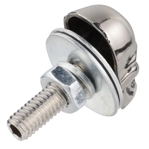 Vista 4 de Tornillos de placa de matrícula de calavera para automóvil, tornillos para marco de motocicleta, kit de tuercas para vehículos, motocicletas