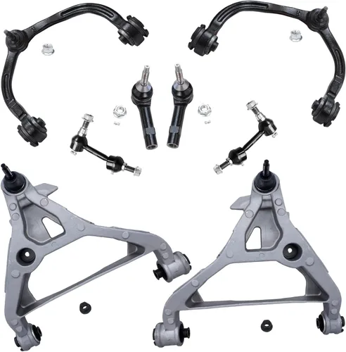 Vista 287 de Detroit Axle - Kit de brazos de control de extremo de 8 piezas para Toyota 2001-2003 Highlander 2002-2003 Camry Lexus ES300, 2 conjuntos de brazos