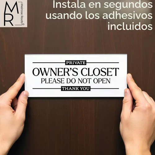 Vista 2 de Letrero acrílico de 2.5 x 6 pulgadas, letrero de acceso para propietarios, compatible con Airbnb Essentials para anfitriones, elementos esenciales