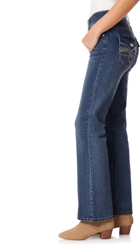 Vista 2 de Women's Curvy Bootcut Mid-Rise Jeans (Standard and Plus)