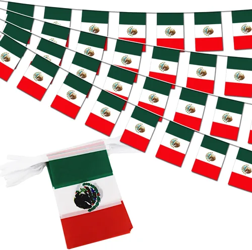 Vista 12 de Bandera de cuerda de calidad premium de 95 pies con 100 países - Banderines internacionales vibrantes perfectos para decoraciones de fiesta, bares