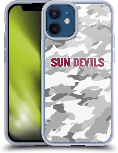 Vista 87 de Head Case Designs Funda de gel ASU Camou con licencia oficial de la Universidad Estatal de Arizona [protección de grado militar] compatible