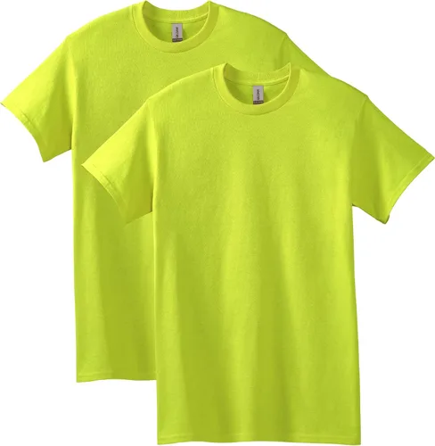 Vista 31 de Gildan Camiseta de algodón pesado para adultos, estilo G5000, paquete múltiple Gris ceniza (paquete de 2)