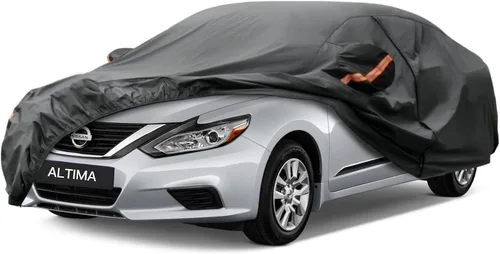 Vista 26 de Kayme Funda de automóvil de 6 capas para Audi A4 Sedan (2011-2023), impermeable para todo tipo de clima, cubierta exterior completa, protección