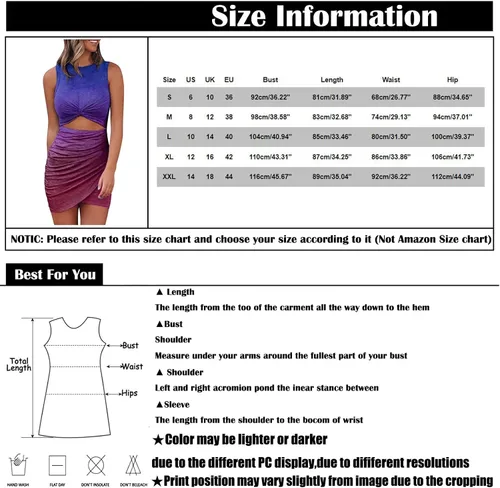 Vista 6 de YUTANRAL Vestidos de verano 2023 para mujer, sexy, con abertura en el ombligo, vestido ajustado para playa, casual, torcido, club, vestido cruzado