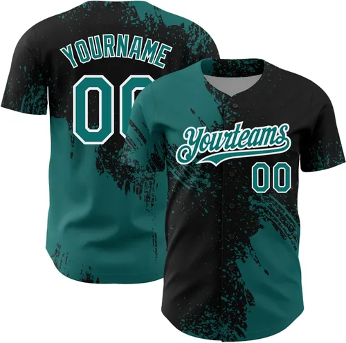 Vista 35 de Camiseta de béisbol personalizada con patrón de cepillo de béisbol, camisas de béisbol personalizadas, uniforme deportivo, número de nombre cosido
