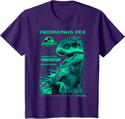 Vista 26 de Jurassic World Indominus Rex Hybrid Predator T-Shirt Small Negro