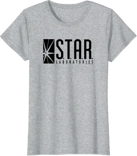 Vista 4 de The Flash Camiseta con logotipo de la serie TV S.T.A.R. Labs, Blanco, S