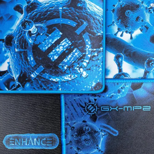 Vista 6 de ENHANCE Pathogen - Alfombrilla de mouse para juegos extra grande (31.5 x 13.75 pulgadas), alfombrilla de mouse extendida con costuras