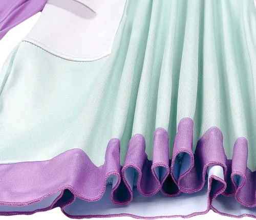 Vista 4 de Disfraz de bestia marina para niños, princesa, Maisie, aventura, Halloween, cosplay, juego de rol para niñas, trajes de pantalones elegantes