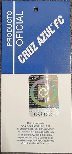 Vista 4 de Icon Sports Cruz Azul - Camiseta de fútbol para hombre, diseño exclusivo de poli