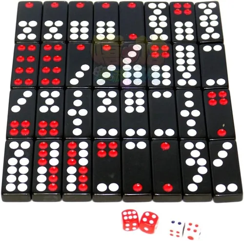 Vista 5 de International Juego de ajedrez Pai Gow Juego de azulejos Pai Gow para adultos grandes, tarjetas para frotar a mano, juegos de fiesta entretenidos