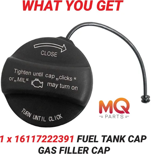 Vista 2 de 16117222391 Tapa del depósito de combustible Tapa de llenado de gas para Mini Cooper y BMW Serie 3 525i 528i 530i 535i X1-X6 128i 135i 228i 335i