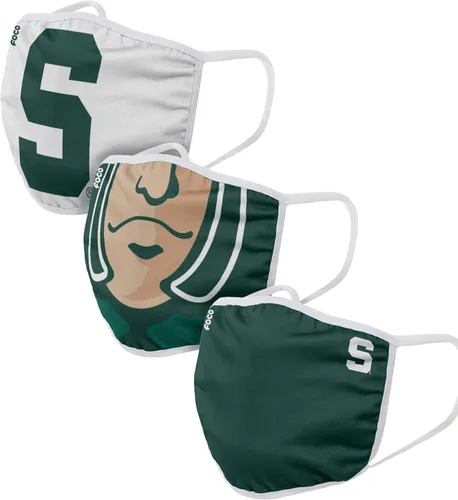 Vista 53 de FOCO - Cubrebocas universitario de la NCAA para adultos (unisex, 3 unidades)